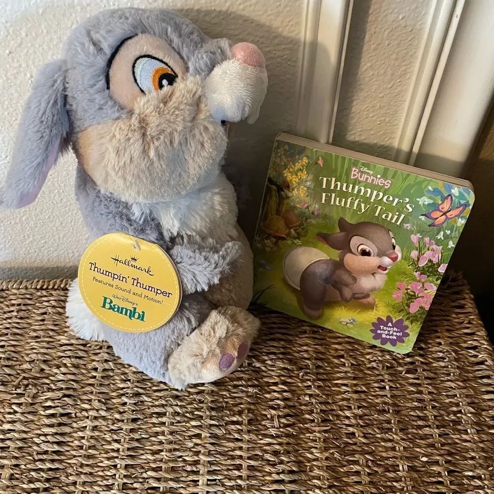 Hallmark Thumper Plush Thumper Book